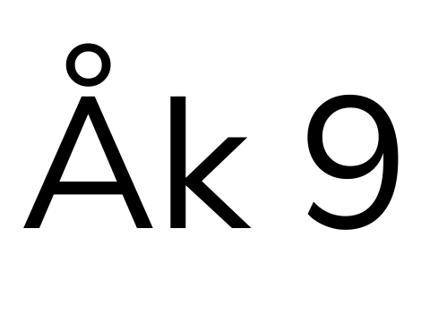 åk 9