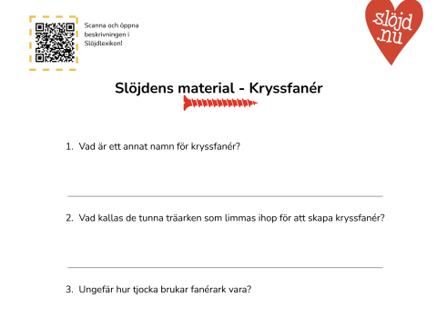 Frågor - skivmaterial