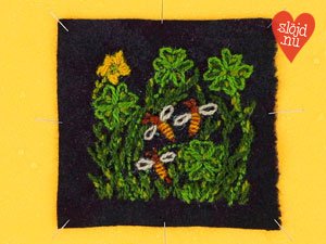 Våtspänn broderi